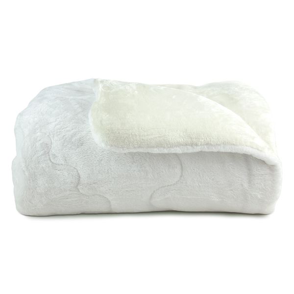 Edredom Plush Flanel Solteiro Buettner Dupla Face Lojabuettner
